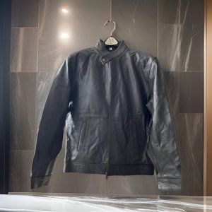 Premium Men's Genuine Leather Jacket - High Quality Craftsmanship - Winter Coal